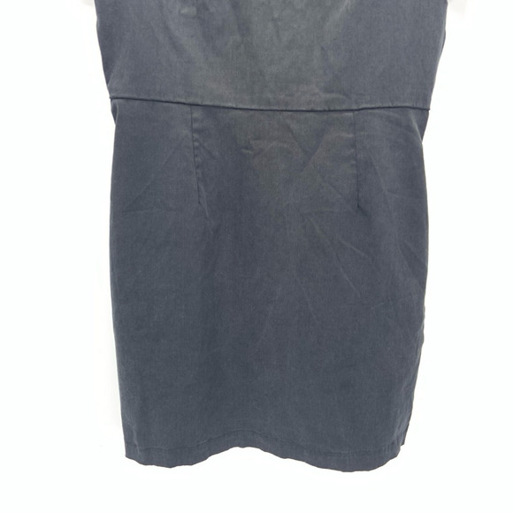 Vetta Sheath Mini Dress Black Size S Minimalist Capsule Career Preppy City Retro - Picture 3 of 11